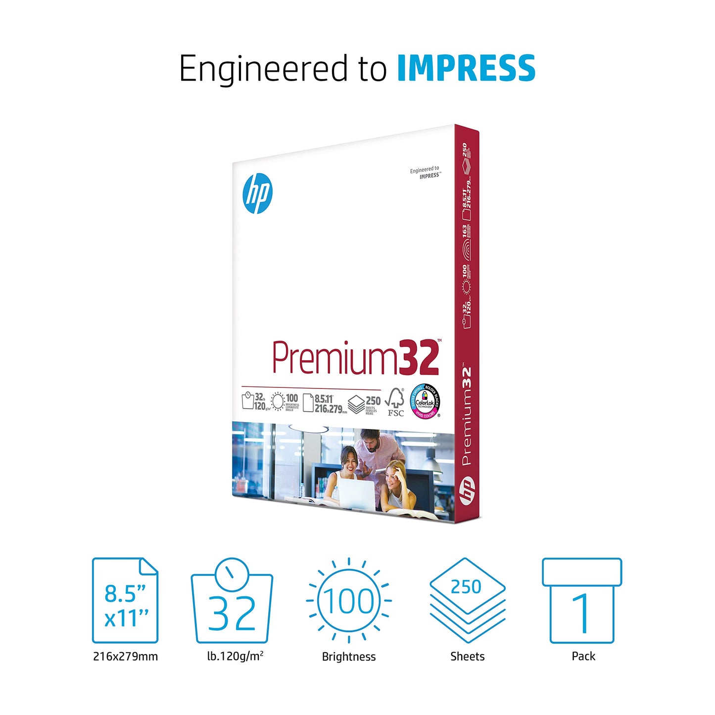 HP Premium 32 lb Printer Paper