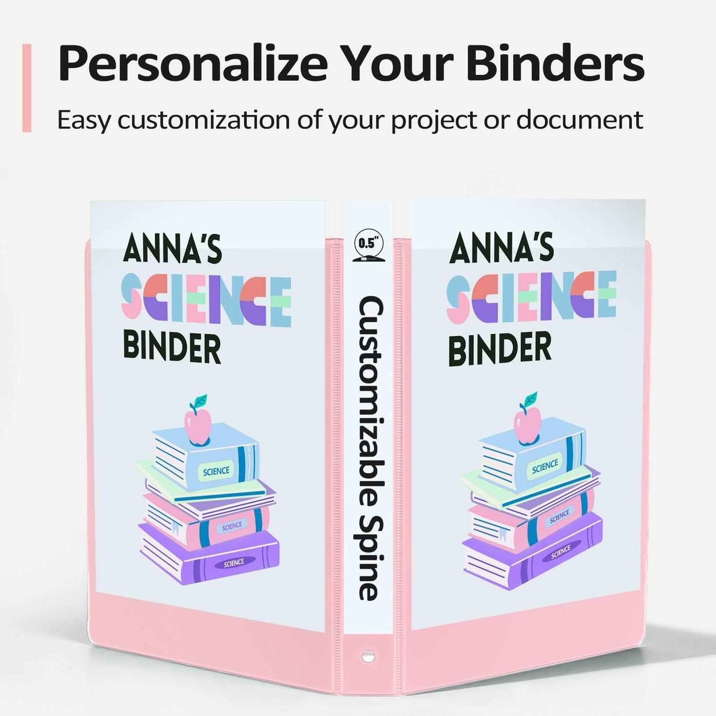 Sooez 3-Ring Binders